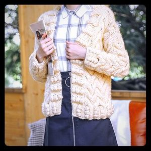 Thickened Cardigan Sweater Coat